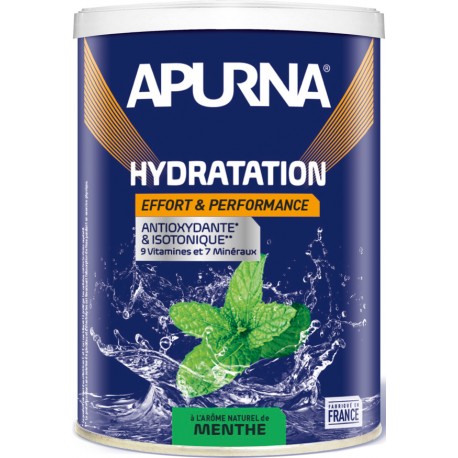 Boisson APURNA Hydratation Menthe Pot de 500g