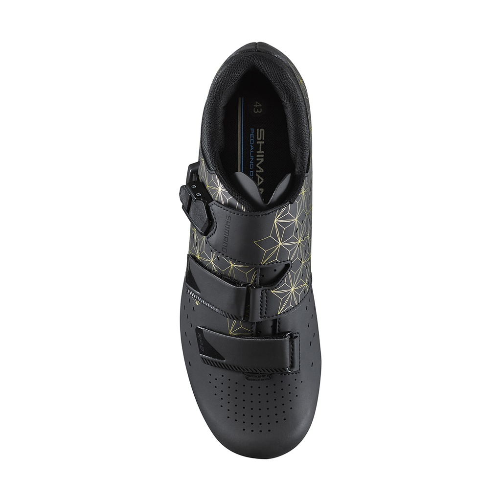 Chaussures route Shimano RP301-Noir/Doré-1