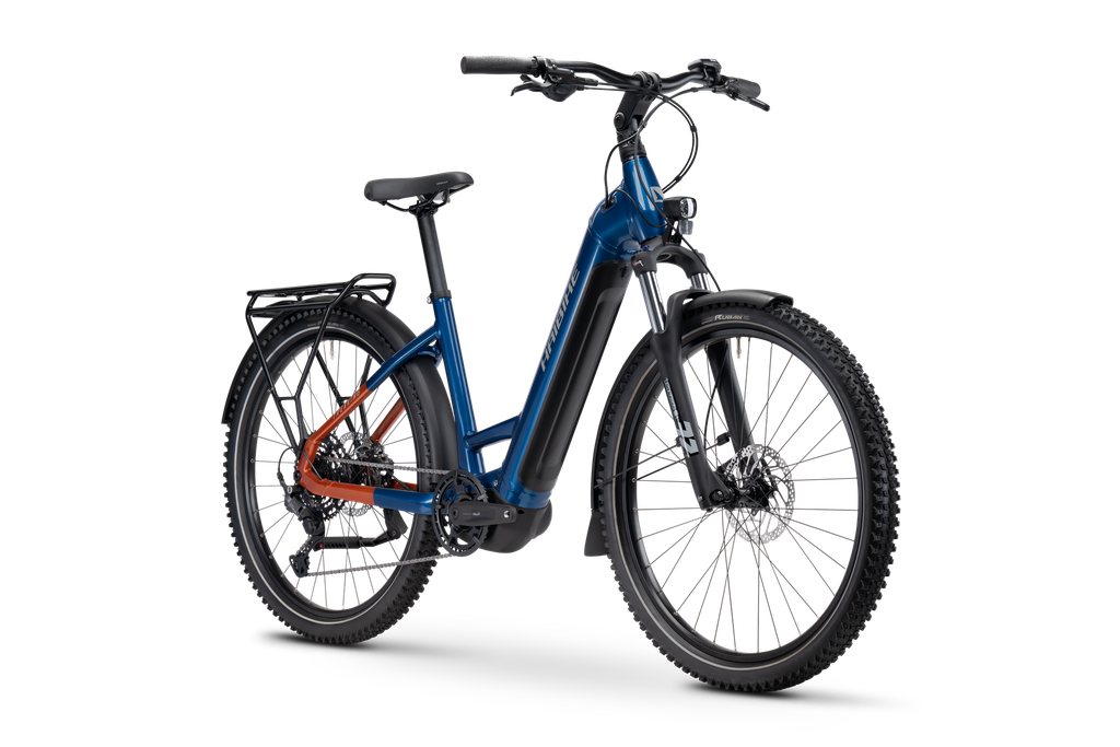 VTC HAIBIKE TREKKING 4 LOW 27.5" 720w blue/orange