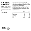 Gel SIS Beta Fuel Saveur Neutre 60ml