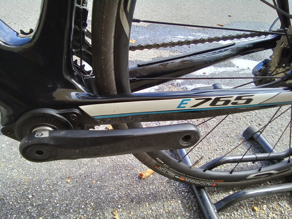 Vélo Route Electrique Occasion LOOK Carbone E765 Taille S noir/bleu