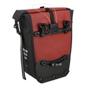 Sacoche KHEAX IZOARD porte bagage Lie de Vin étanche 60X30X17cm - 31 litres