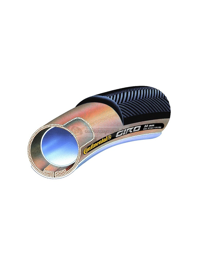 Boyau CONTINENTAL GIRO 700X22 Noir/Beige