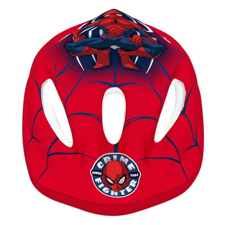 Casque Enfant DISNEY SPIDER MAN rouge avec réglage occipital - (52-56)