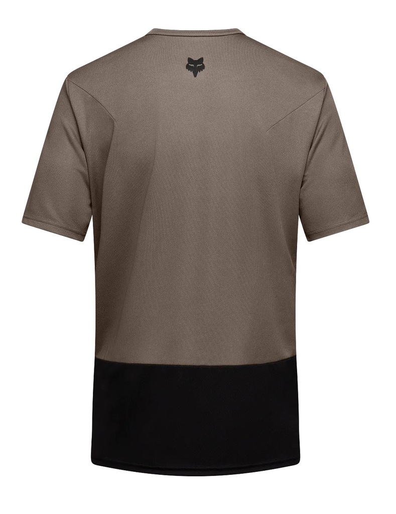 Maillot FOX Ranger SS Wordmark Brun muscade