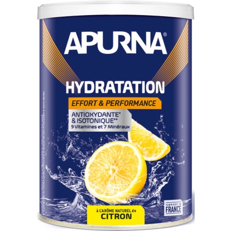 Boisson APURNA Hydratation Citron Pot de 500g