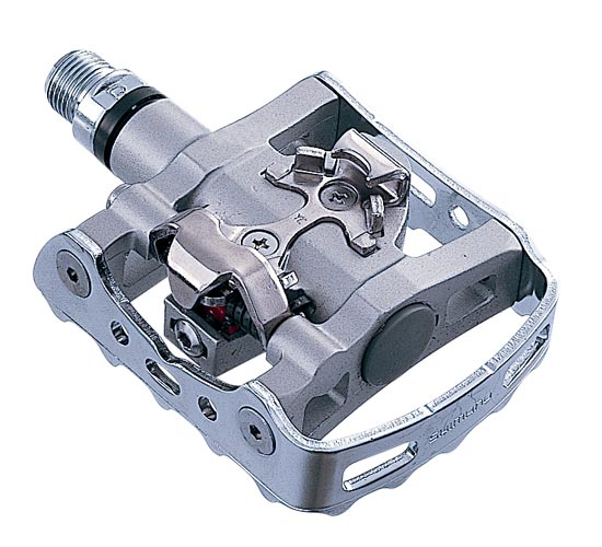 Pédales SHIMANO Mixte SPD Cales SM-SH56 PD-M324 Argent