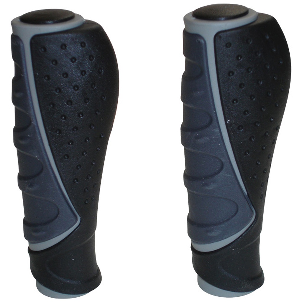 Grips OXC Ergo Noir/Gris Triple Densité