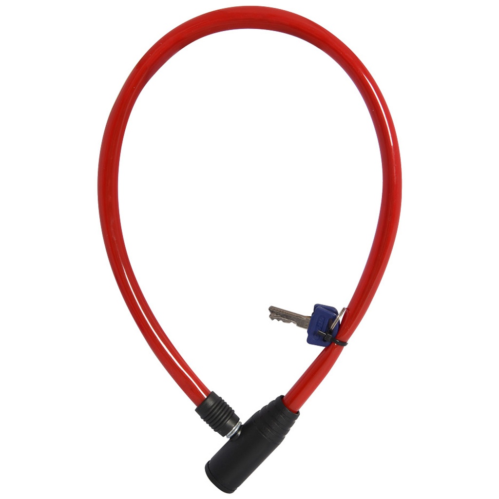Antivol OXC Cable Hoop Rouge 4mm x 600mm