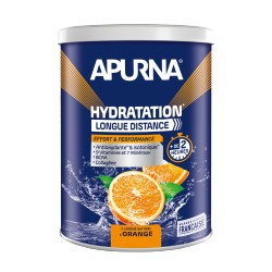 Boisson APURNA Hydratation Longue Distance Orange Pot de 500g