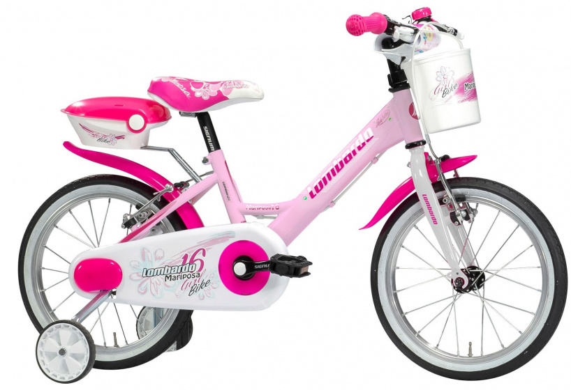 Vélo 16" MARIPOSA  Rose/Fuschia