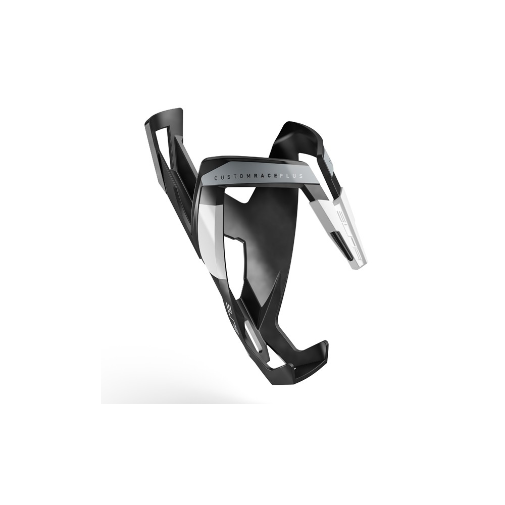 Porte Bidon ELITE Custom Race+ Noir Mat, Blanc