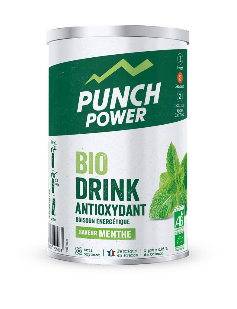 Boisson PUNCH POWER BIO-Drink Antioxydant Menthe 500g
