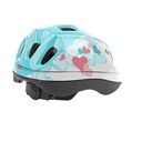 [490009] Casque Enfant HEADGY KITH Blanc / Rose / Bleu avec reglage occipital 52 / 56