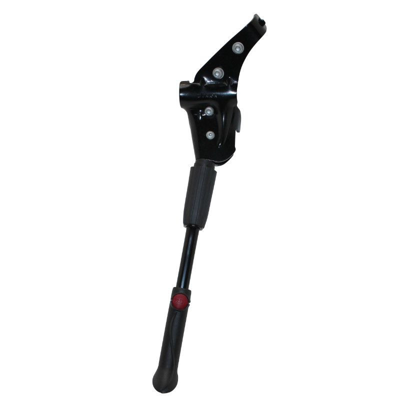 Béquille vélo Laterale Arrière NEWTON 24-28" reglable fixation Base-Hauban alu noir