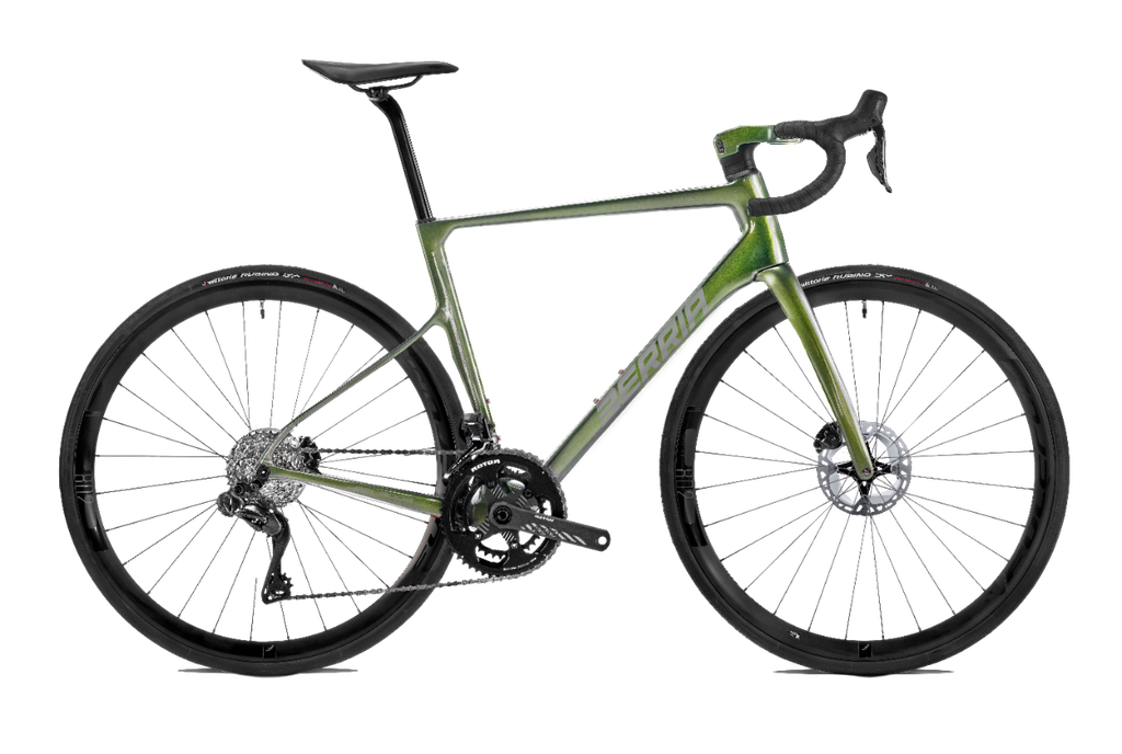 Vélo route BERRIA BELADOR BR 9.1 Shimano Ultégra DI2 12Vts green cameleon