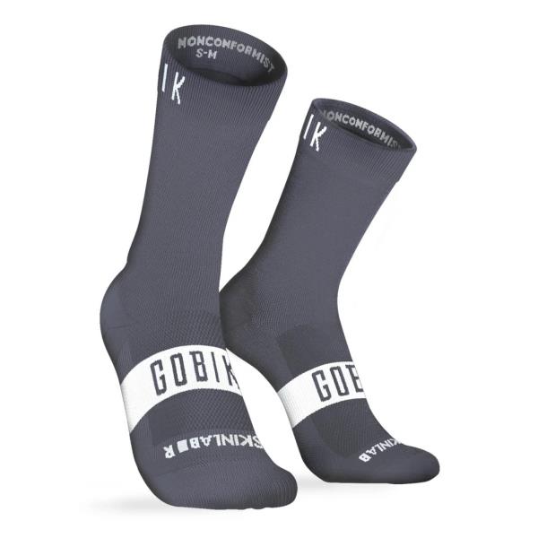 Socquettes GOBIK SLATE GRAY Pures Unisex