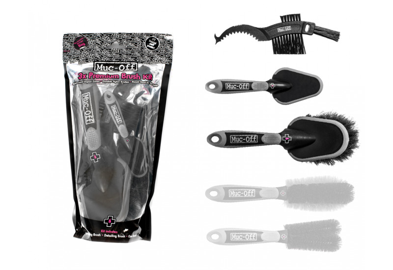 Kit de 3 Brosses MUC-OFF