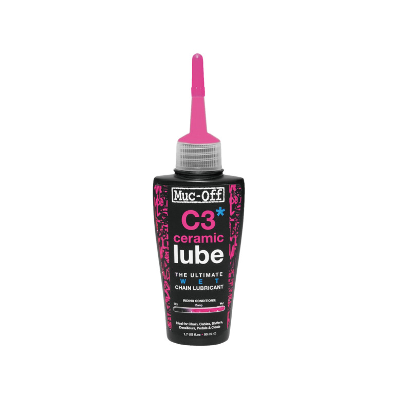 Lubrifiant Chaine MUC-OFF C3 Ceramique "Wet Lube"