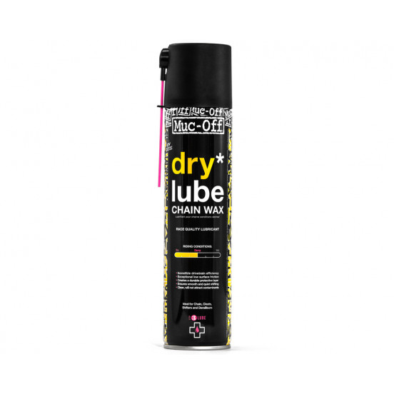 Lubrifiant Chaine MUC-OFF Dry Lube PTFE "Chain Wax En Spray"