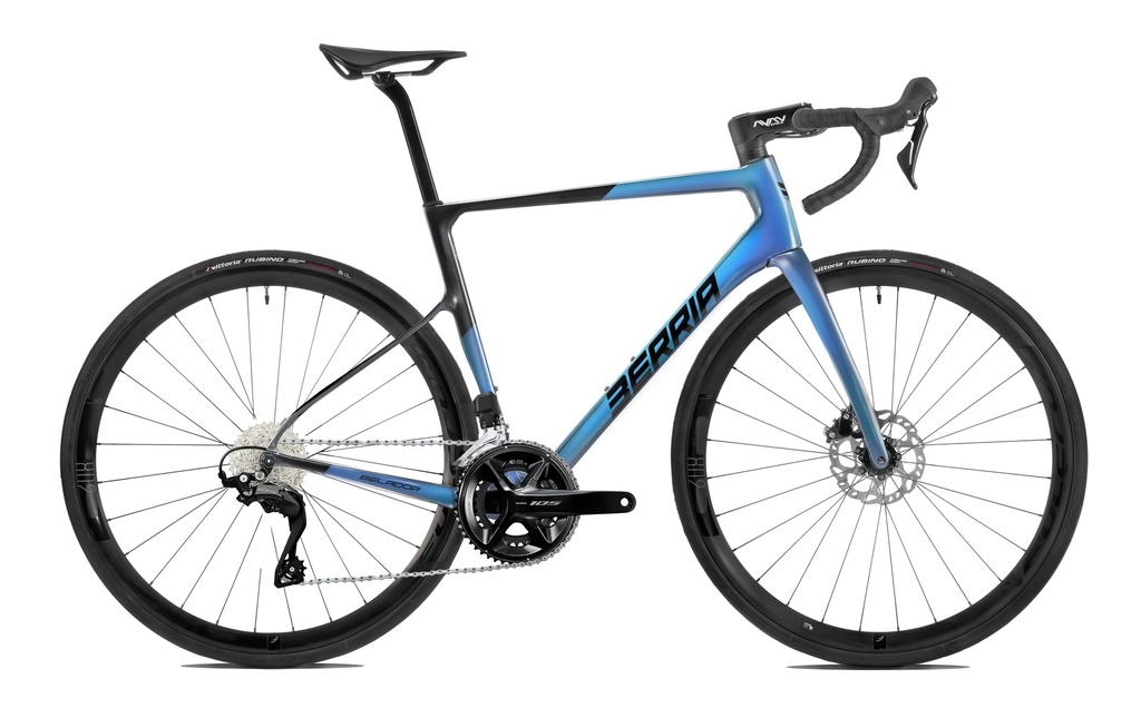 Vélo route BERRIA BELADOR 6.1 Shimano 105 Bleu/Noir