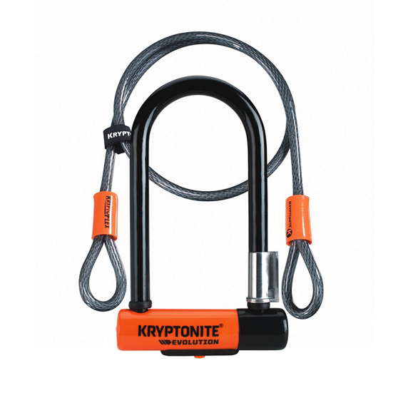 Antivol KRYPTONITE U Evolution Mini7 + Cable 8.3cmx17.8cm. Cable 120cm