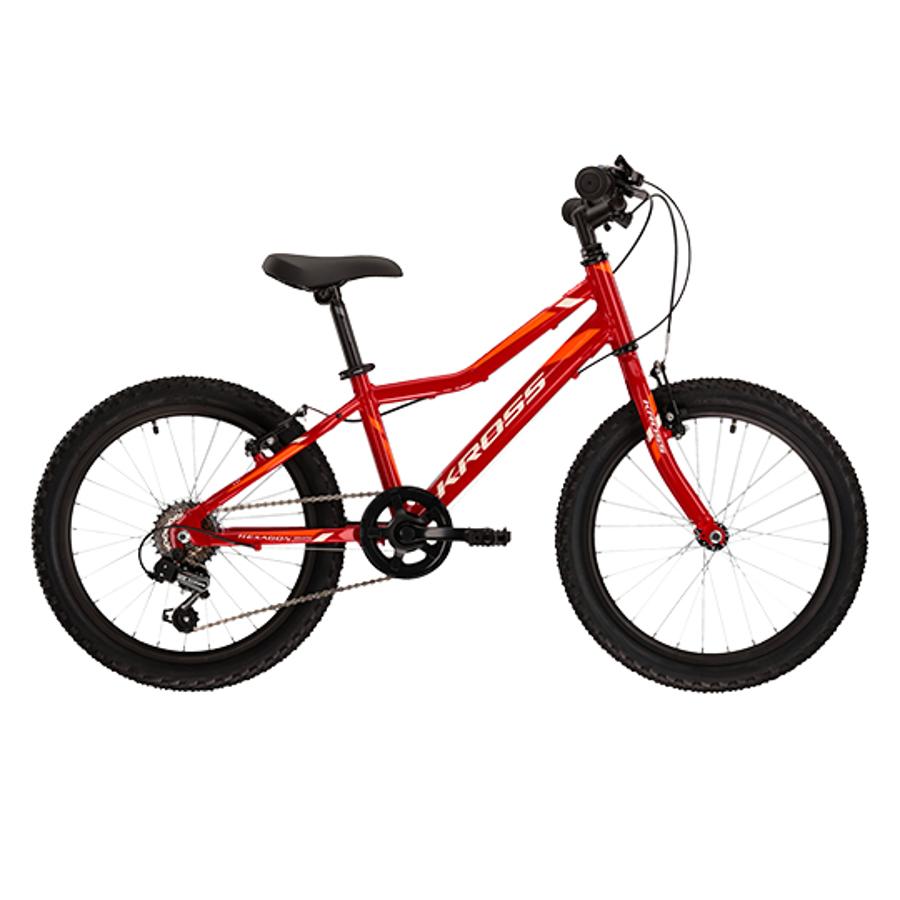 VTT KROSS 20" HEXAGONE Aluminium Rouge / Blanc / Orange