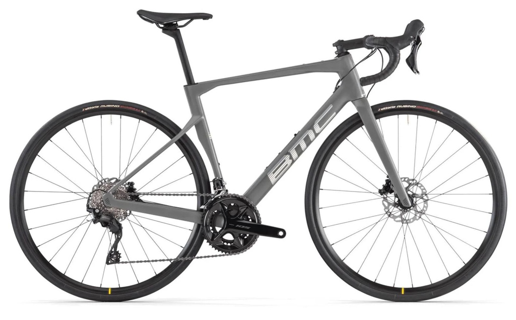 Vélo route BMC ROADMACHINE Five Shimano 105 12V Iron Grey / Brushed