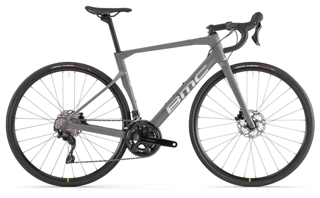 Vélo route BMC Roadmachine Five Shimano 105 12V Iron Grey / Brushed