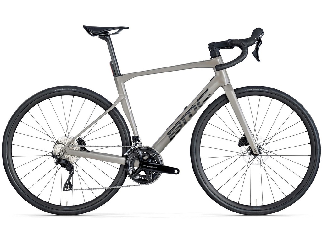 Vélo route BMC ROADMACHINE THREE Rhino Grey Shimano 105 DI2