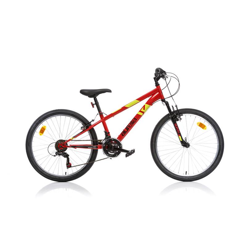 Vélo Enfant AURELIA VTT 24 Pouces Rouge