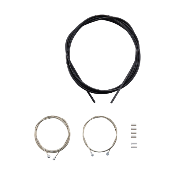 Kit SHIMANO Cables,Gaines et embouts pour Freins VTT et Route en Acier