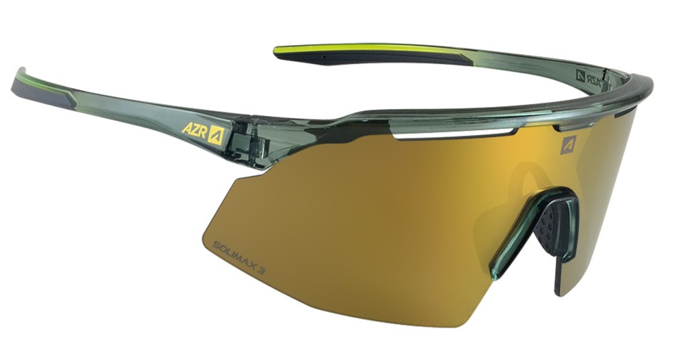 Lunettes AZR ISERAN Crystal army vernie / Ecran gold Hydrophobe Multicouche Gold