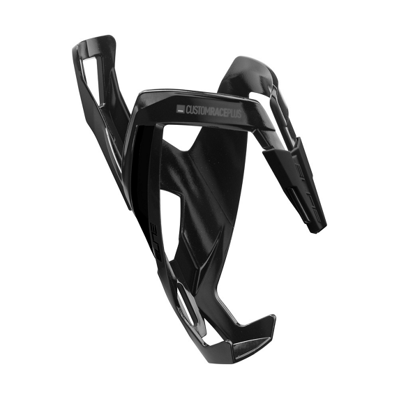 Porte bidon ELITE Custom Race+ Noir Glossy, logo noir