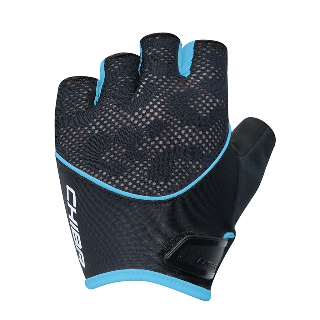 Gants CHIBA Lady Gel - Noir/Turquoise