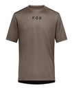 Maillot FOX Ranger SS Wordmark Brun muscade