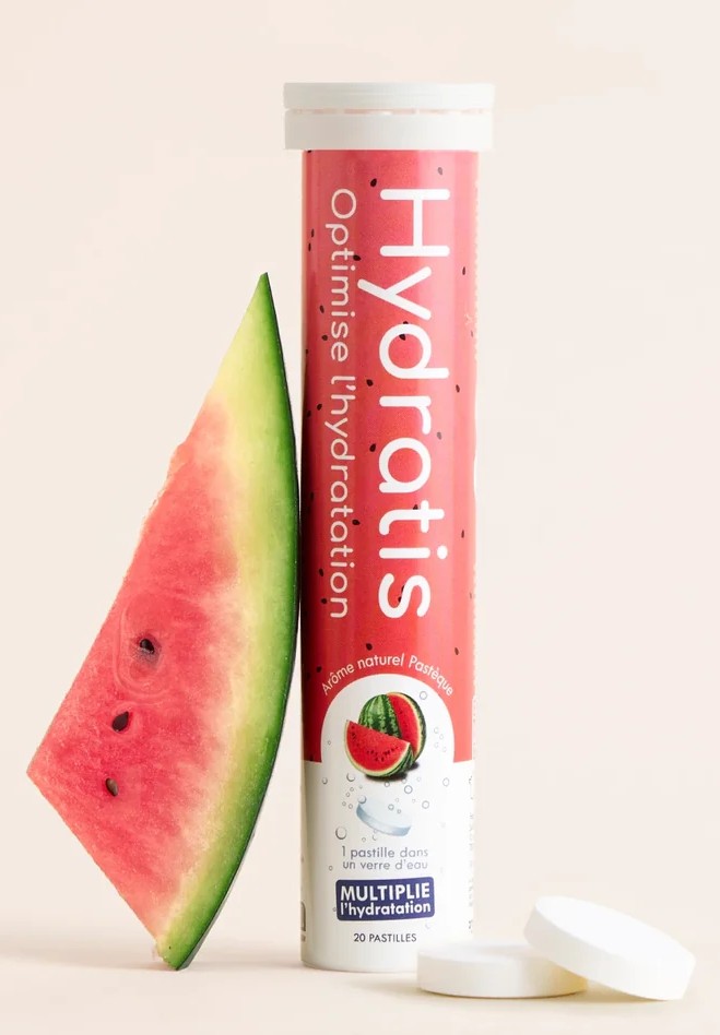 Tablettes HYDRATIS Pastèque (20 pastilles)