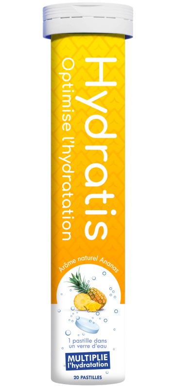 Tablettes HYDRATIS Ananas (20 pastilles)