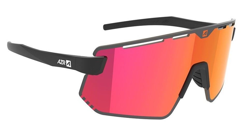 Lunettes AZR Flash RX Noir mat / Ecran Hydrophobe rouge