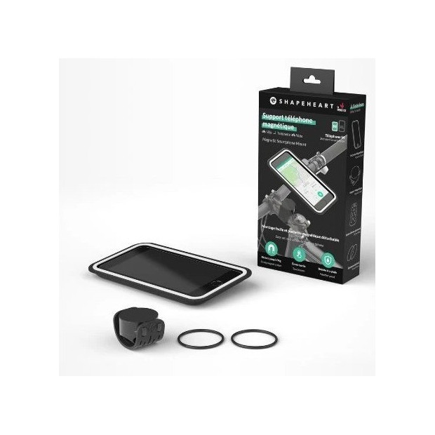 Support Vélo Shapeheart XL Noir pour téléphone mobile
