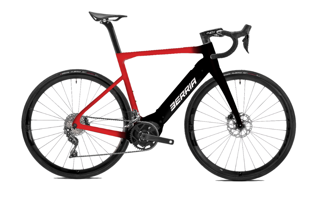 Vélo Route Electrique BERRIA Belador 6.1 Rouge/Noir