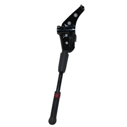 [11781-16532] Béquille vélo Laterale Arrière NEWTON 24-28" reglable fixation Base-Hauban alu noir