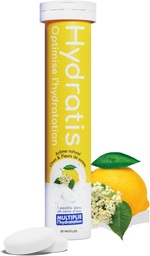 [HYDRA-CIT-17487] Tablettes HYDRATIS Citron-Fleurs de Sureau (20 pastilles)