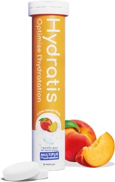 [HYDRA-PEC-17490] Tablettes HYDRATIS Pêche (20 pastilles)