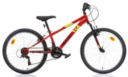[424US-17518] Vélo Enfant AURELIA VTT 24 Pouces Rouge