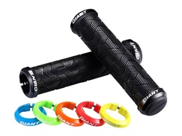 [190000102-17549] Grips GIANT Tactal Double Lock-On black/red(matt/gloss)