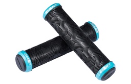 [190000134-17553] Grips GIANT Tactal Double Lock-On Noir/Bleu
