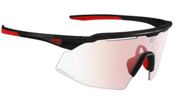 [4662-17672] Lunettes AZR KROMIC ISERAN Noir Mat / Ecran Irise Rouge Photochromique (Cat 0 à 3)