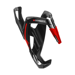 [EL0140657-17712] Porte bidon ELITE Custom Race+ Noir Glossy, Rouge graphic