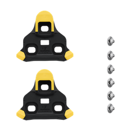 [ICLSL110-18358] Paire de Cales SHIMANO Route Jaune CL-SL110 SPD-SL (6° d'Angle)